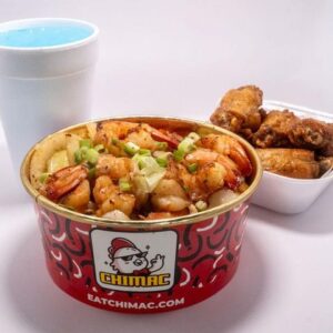Shrimp Bow! + 6 Wings Combo