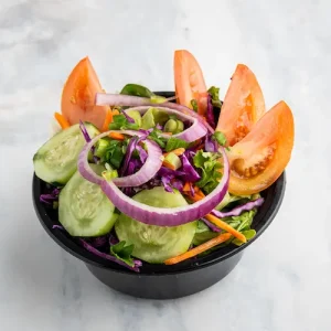 small bowl of side salad